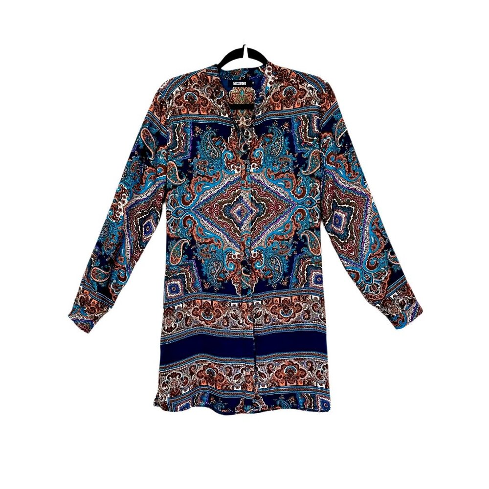 Missguided Paisley Shirtdress